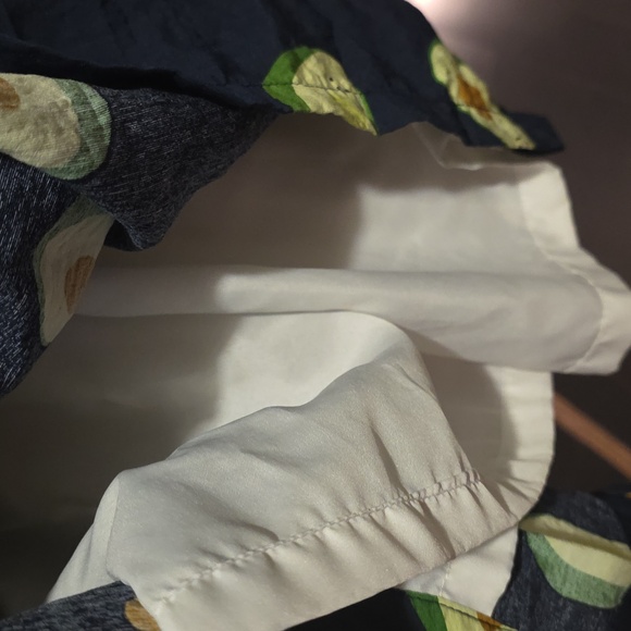 Little Miss Navy Avocado Print Dress - Picture 4 of 5